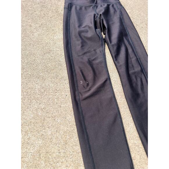 Under Armour Pant Women Size Small Black Heat Gear Full Length Athletic Leggings - Picture 2 of 5